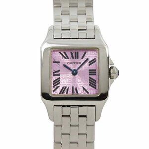 Cartier Santos Demoiselle SM W2510002 Quartz Purple Dial Ladies
